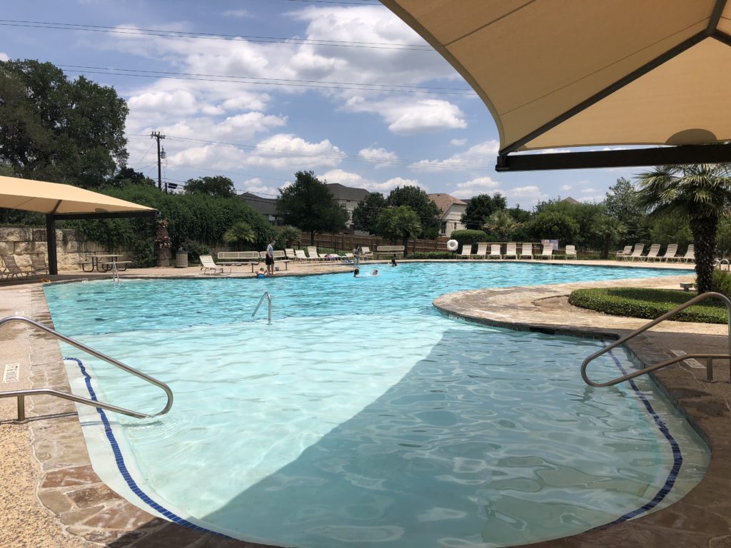 Kiddie pool area at the Iron Horse Canyon community pool