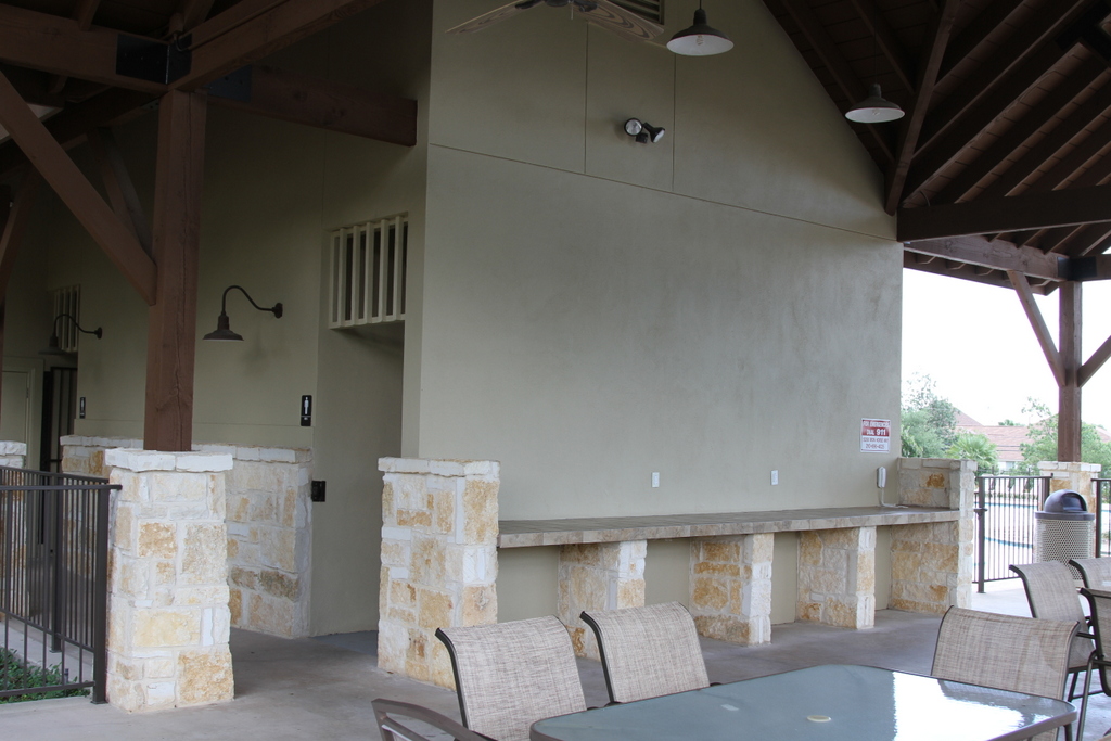 Pavilion at the Iron Horse Canyon community pool